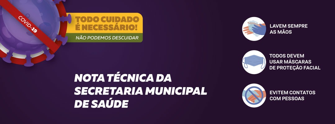 Nota Técnica da Secretaria Municipal de Saúde – Alexânia-GO