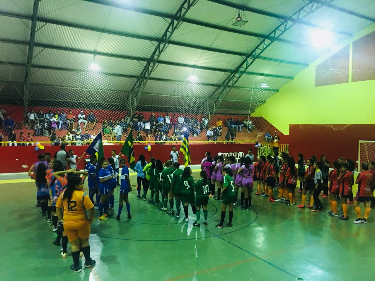 Abertura da 1ª Copa da Feminina de Futsal